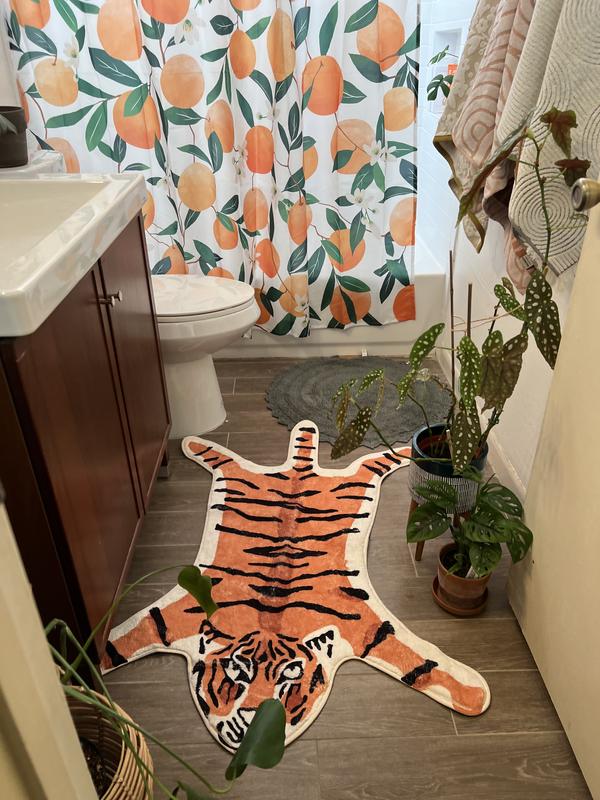 Urban Outfitters タイガー バスマット Urban Outfitters Tiger Bath Mat In Pink | ModeSens