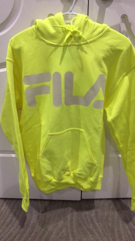 fila neon hoodie