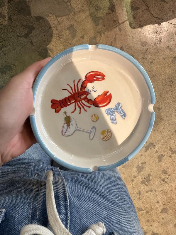 Graphic Printed Ashtray