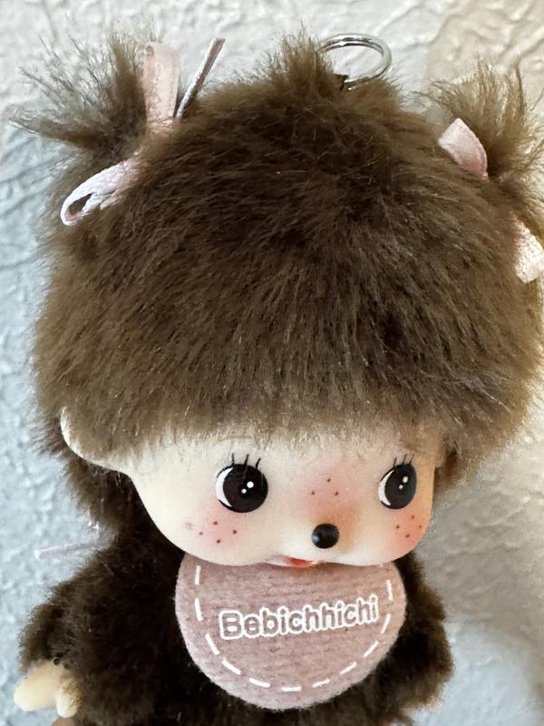 Monchhichi Euro Baby Plushie Keychain