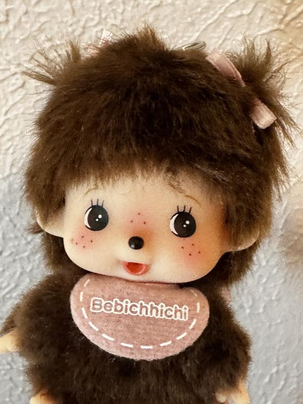 Monchhichi Euro Baby Plushie Keychain