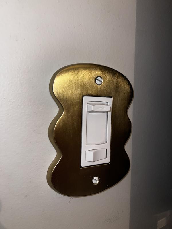 Maura Squiggle Shape Light Switch Cover