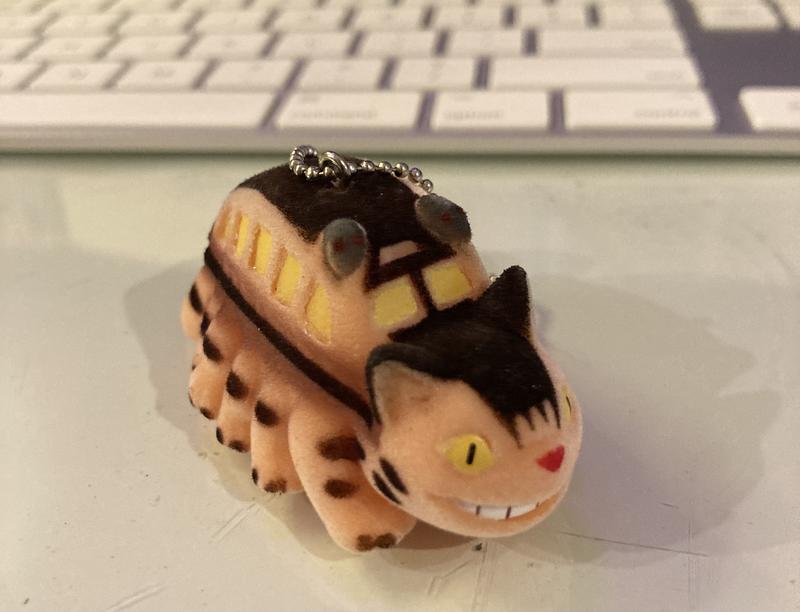 Studio Ghibli® My Neighbor Totoro Catbus Flocked Keychain