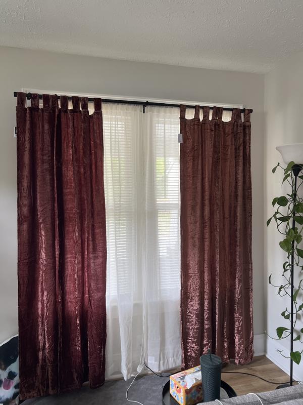 Beau Velvet Window Panel