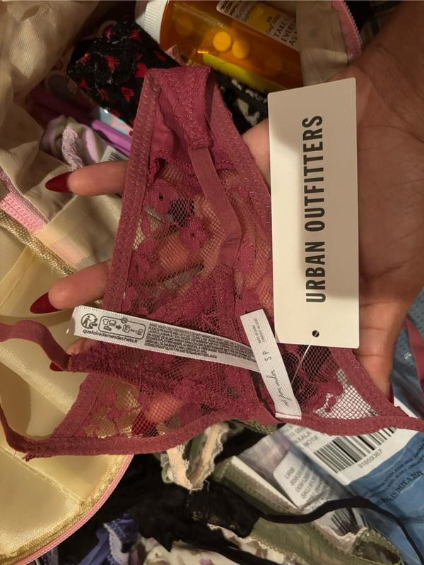 Out From Under Primrose Floral Lace Thong