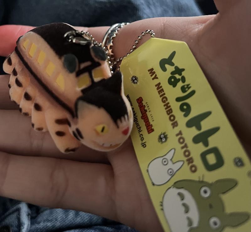 Studio Ghibli® My Neighbor Totoro Catbus Flocked Keychain