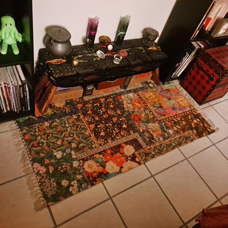 Colorful Floral Digital Printed Chenille Rug | Urban Outfitters Colorful Floral Digital Printed Chenille Rug | Urban Outfitters