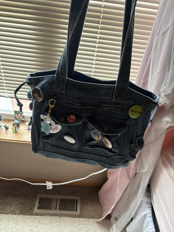 【Urban Outfitters】Y2K デニムトートバッグ BDG Y2K Denim Pocket Tote Bag | Urban Outfitters