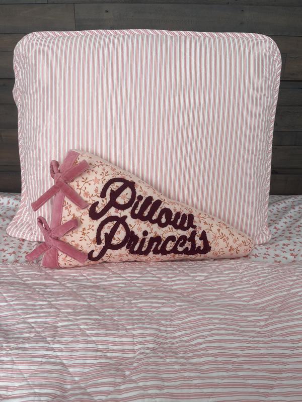 Pennant Flag Shape Bolster Pillow