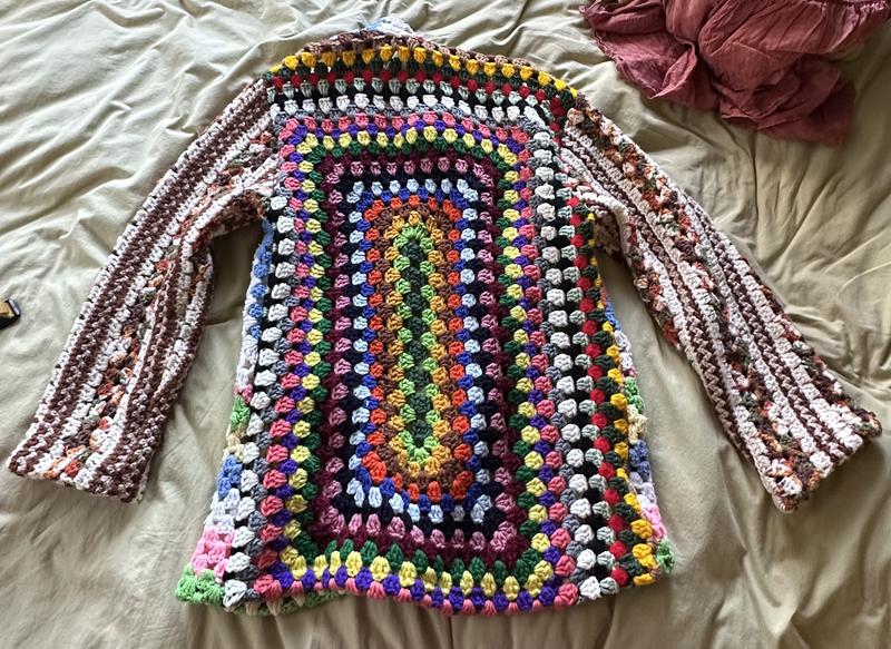 Urban Renewal Re/Creative Remade Crochet Blanket Jacket | Urban