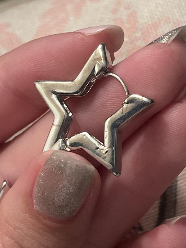 Star Hoop Earring