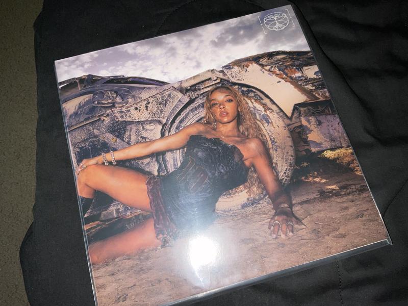 Tinashe - Quantum Baby レコード サイン入り Autographed Signed Tinashe Quantum Baby Black Brown Blue