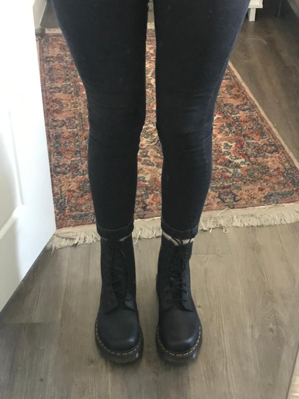 1460 serena fur lined black