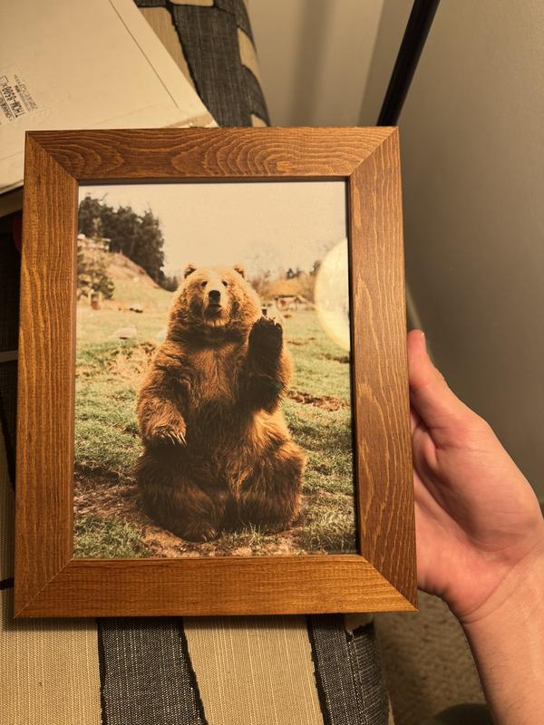 Hi Bear Wood Wall Art by beccatapert