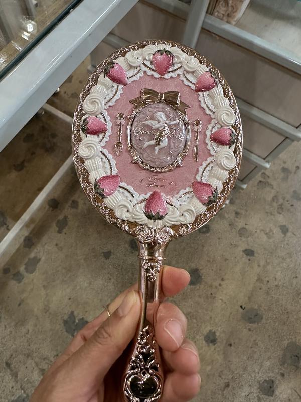 Flower Knows Strawberry Cupid Handheld Mirror