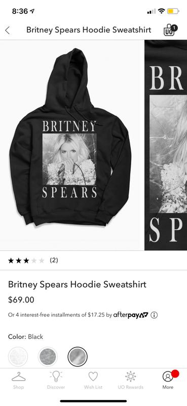 britney spears hoodie urban outfitters