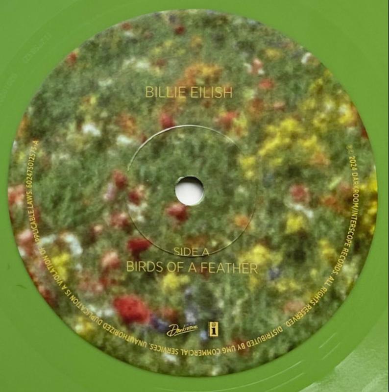 Billie Eilish - BIRDS OF A FEATHERS Limited 7-Inch Single