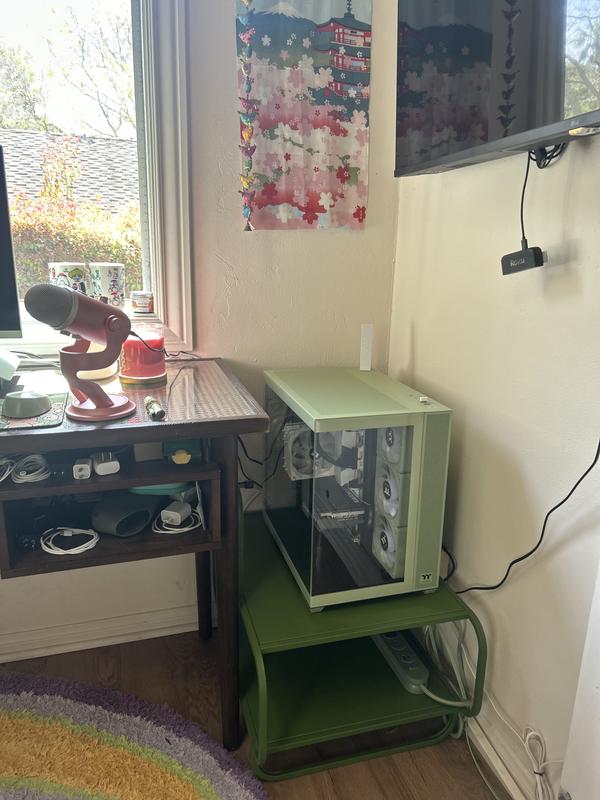 Alana Metal 3-Tiered Side Table/Nightstand