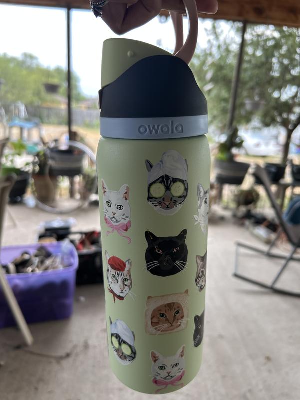 新品 Urban Outfitters限定 猫柄 owala保冷水筒32 oz Owala 32oz