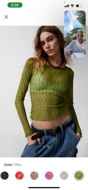 Out From Under Libby Sheer Long Sleeve Top | Urban Outfitters