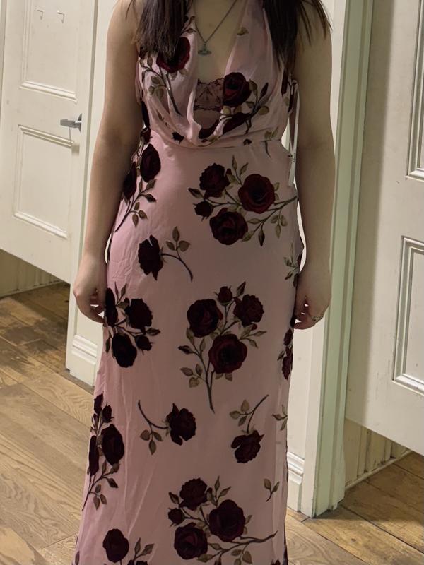 velvet halter maxi dress in rose for love & lemons Mini dress