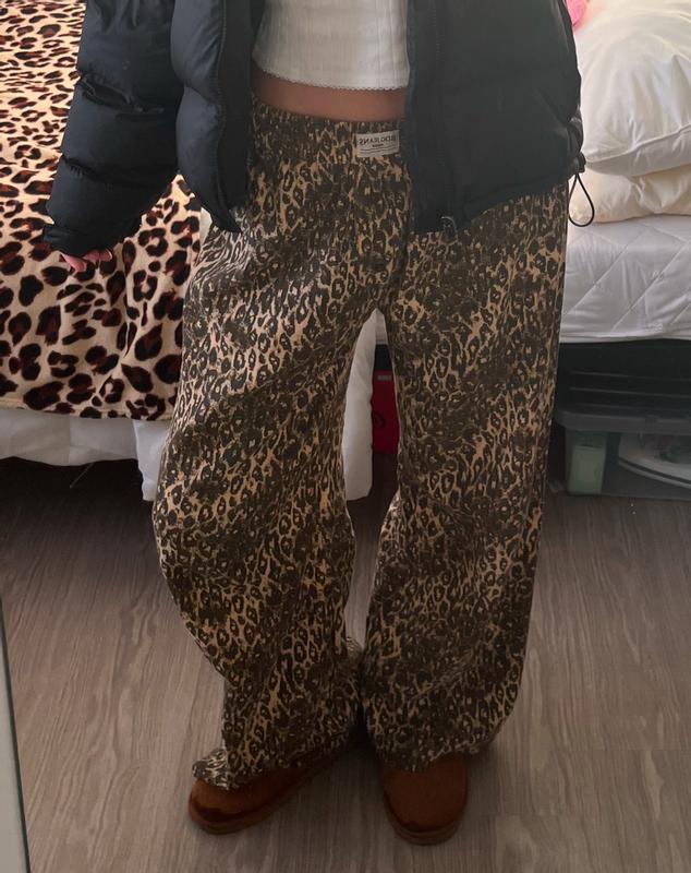 BDG Leopard Print Straight-Leg Trouser | Urban Outfitters BDG Leopard Print Straight-Leg Trouser | Urban Outfitters