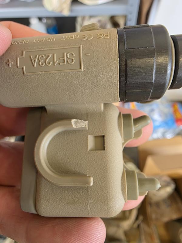 最終値下げ 実物SureFire HL1-C-TN タン 赤/白 IR Surefire Led Helmet