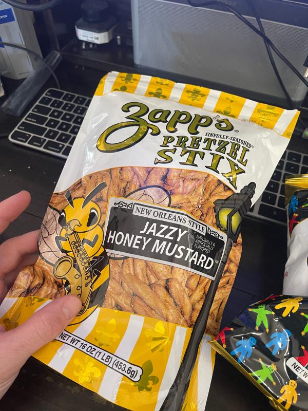 Buy Zapp's Jazzy Honey Mustard Pretzel Stix, 16 oz from Dollar