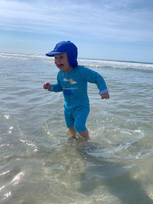 Customer photo for "Toddler and Parents Love this Hat!"