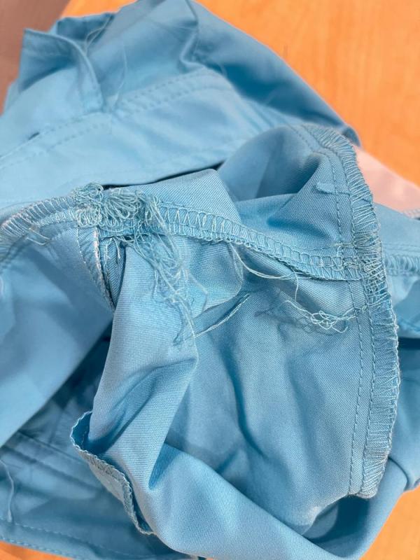 Customer photo for "Very poor sewing job"