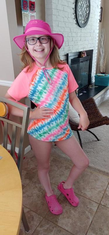 Customer photo for "Great Summer and Swim hat!"