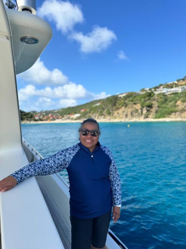 Customer photo for "Great swim shirt"