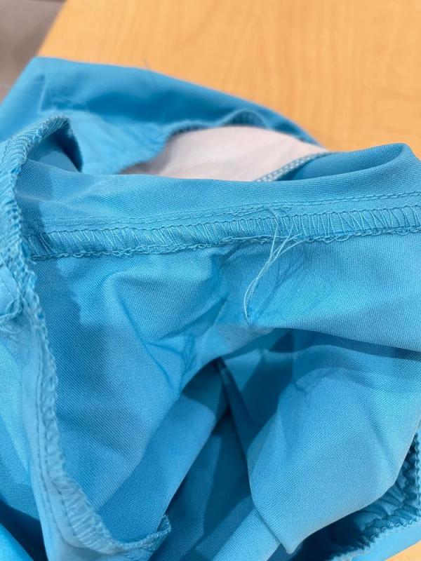 Customer photo for "Very poor sewing job"