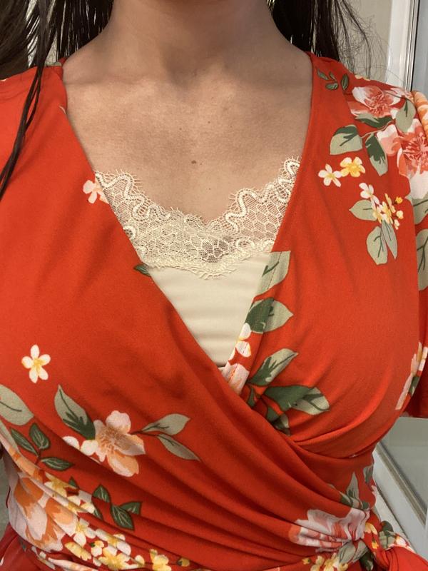 My new camisole under my dress