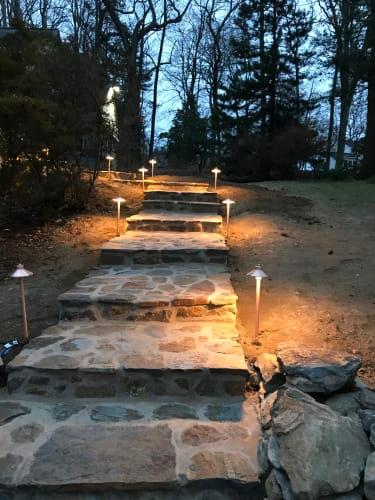 Flat Hat Copper Path Light (7