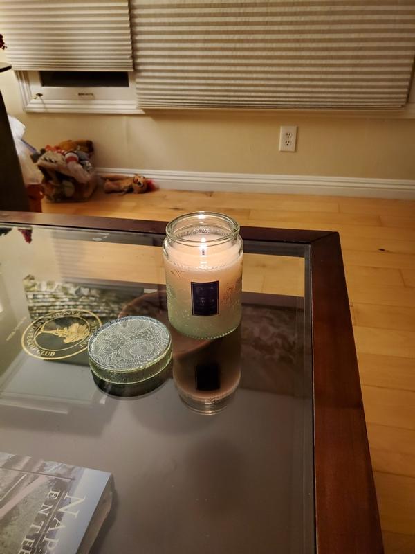 Customer photo for "Best Cedar Christmas Candle"