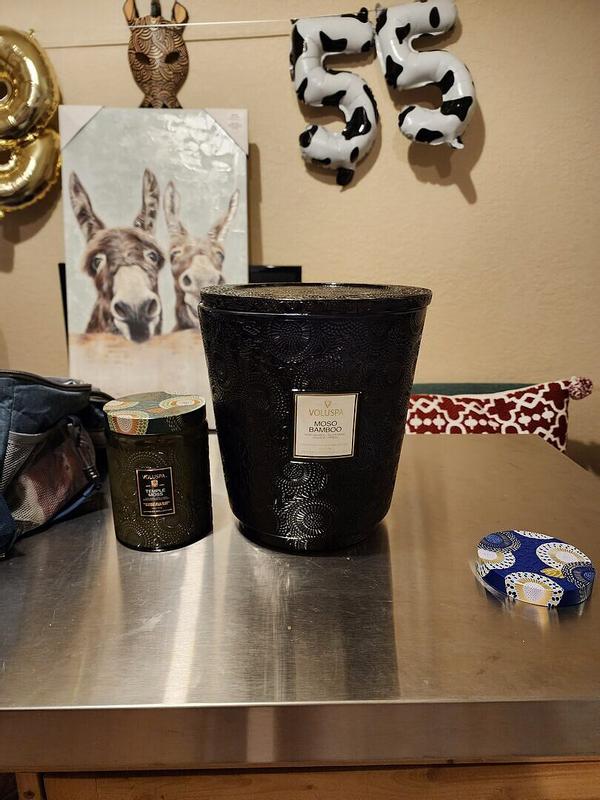 Moso Bamboo 5 Wick Hearth Candle, 123 oz.