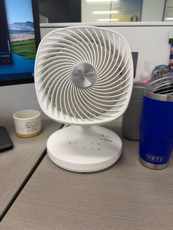 Vornado 7.03-in High Velocity Indoor Oscillating Desk Fan, in