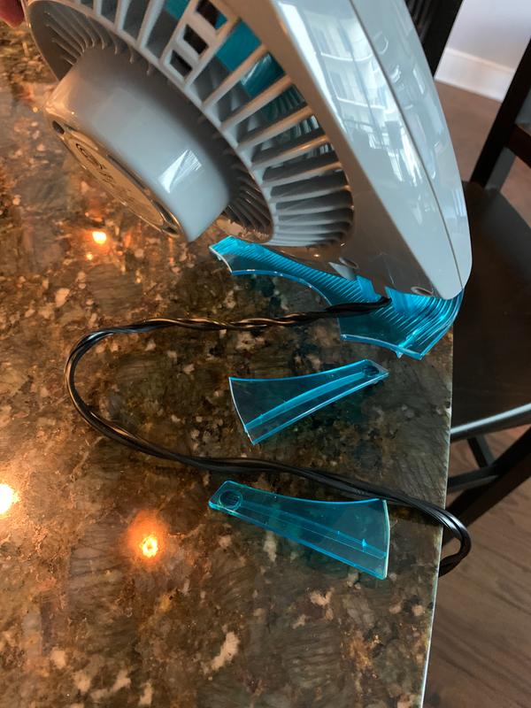 Fragile plastic feet