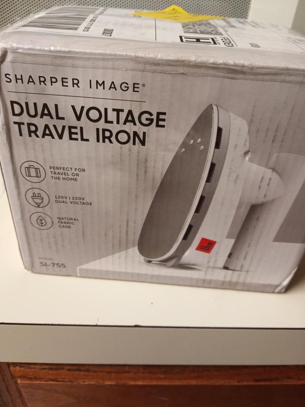 Sharper Image Dual Voltage Portable Travel Steam Iron SI-755 - The