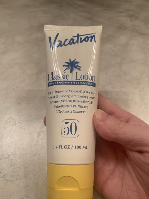 My new favorite sunscreen Vacation Classic SPF 50