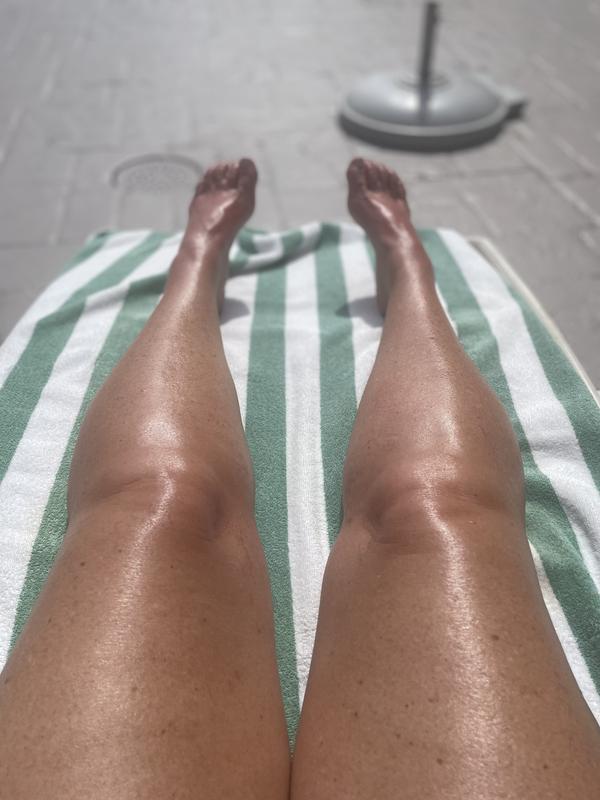 Sunny day with the best tanning