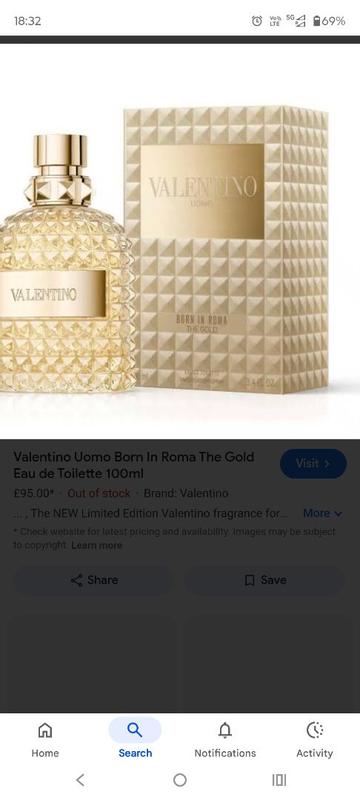 DISCOVER VALENTINO UOMO EAU DE TOILETTE Valentino Beauty