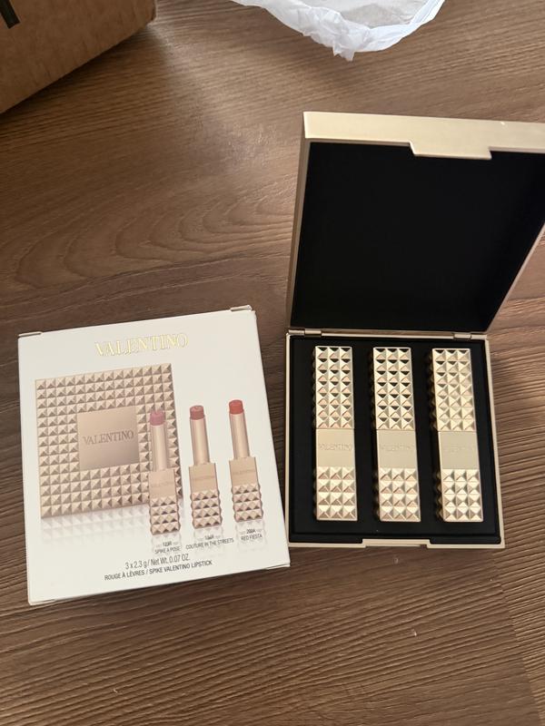 Spike Valentino Matte Lipstick Trio | Valentino Beauty