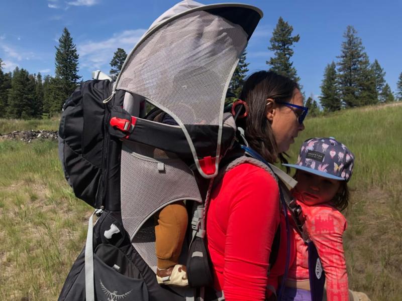 Piggy Back Child Carrier Backpack For Year Old Standing Toddler