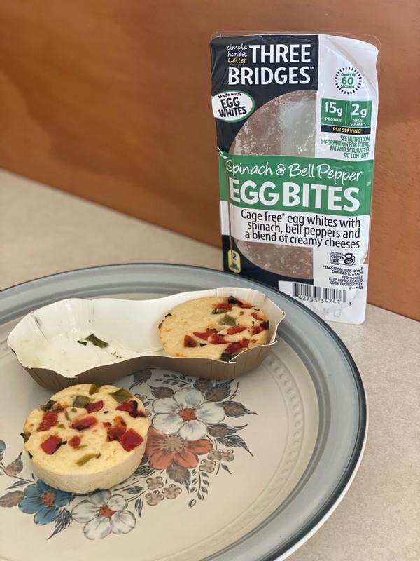 Quick Spinach and Red Pepper Egg Bites - Appetite For Energy