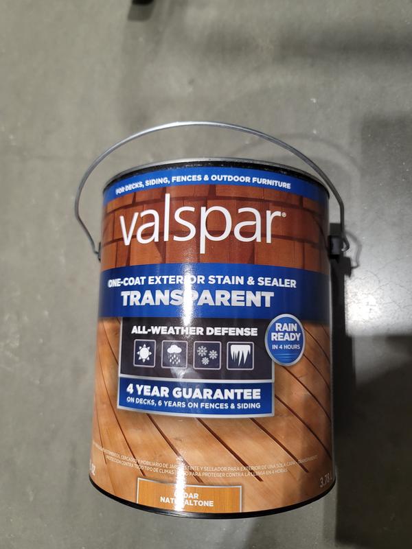 Valspar Darkest Night Semi-transparent Exterior Wood Stain and