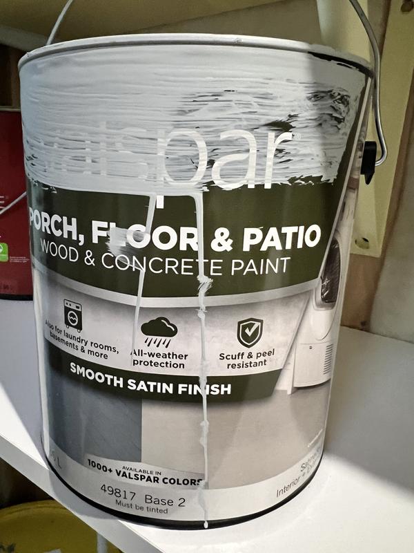 Valspar Utility Gray Gloss Interior or Exterior Porch and Floor