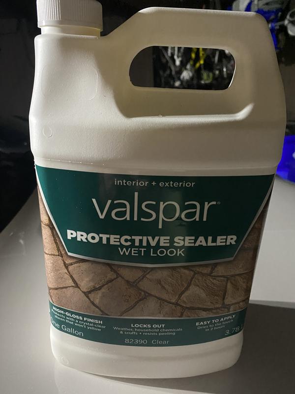Valspar Clear Natural Look Low Gloss Transparent Latex Sealer (5-Gallon) at