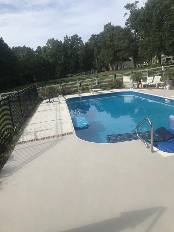 Pool Deck Walkway Concrete Stain Valspar